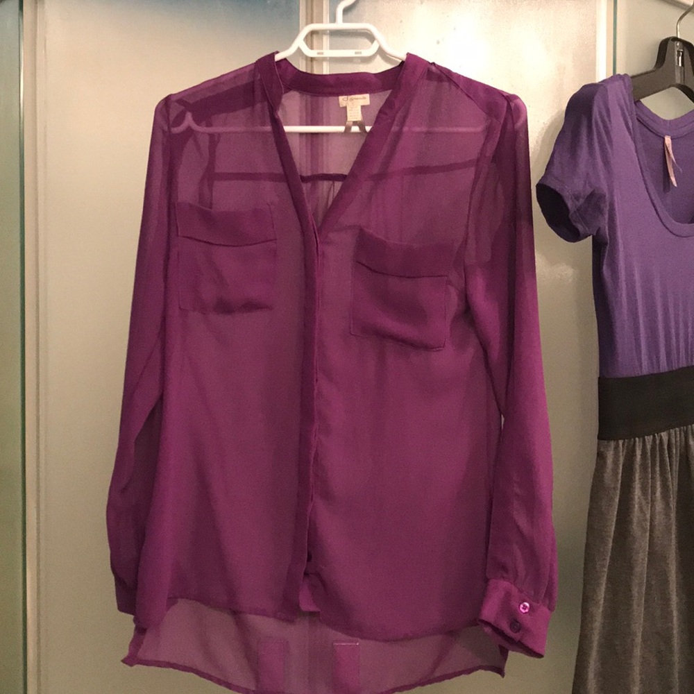 Translucide blouse